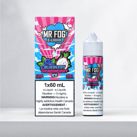 Mr.Fog E-Liquid - Blueberry Dragonfruit Ice 60mL