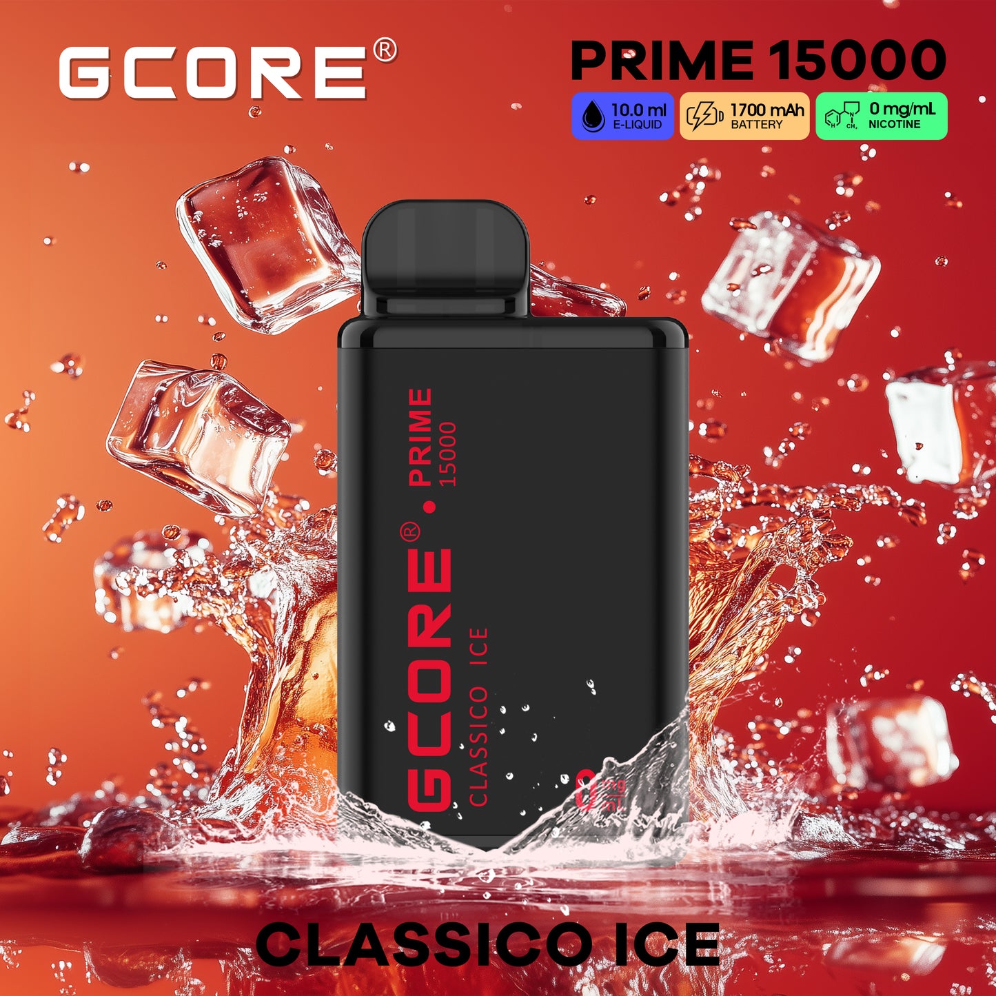 Gcore Prime 15K 0mg - Classico Ice