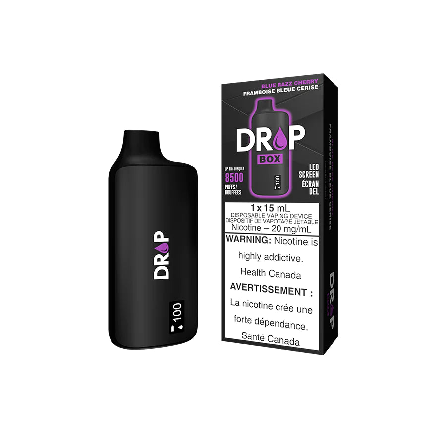 Drop Box 8500 Blue Razz Cherry Premium Vape