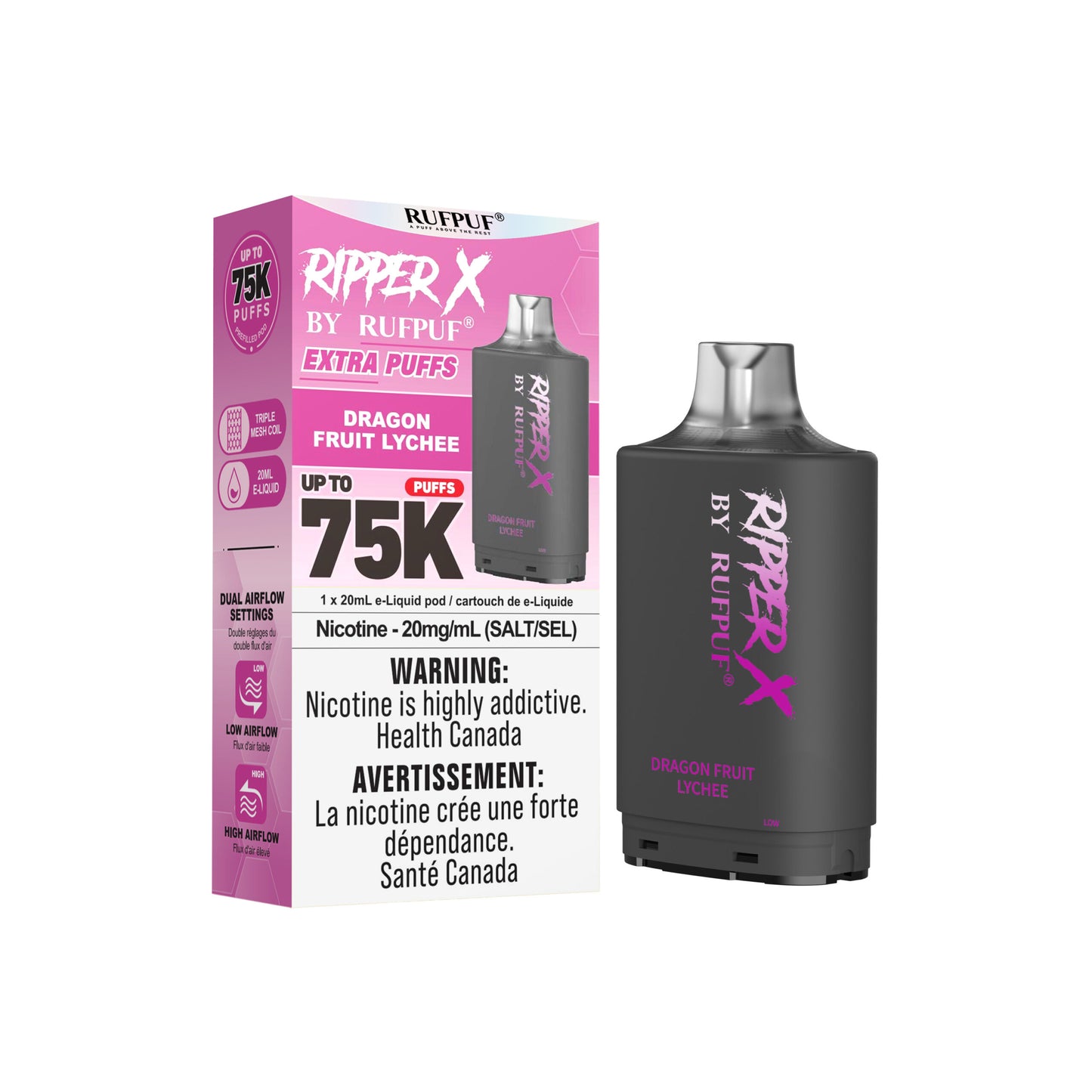 Ripper X 75K - Dragon Fruit Lychee