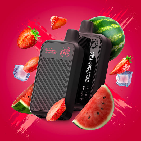 Flavour Beast Mode Max 18k - Savage Strawberry Watermelon Iced