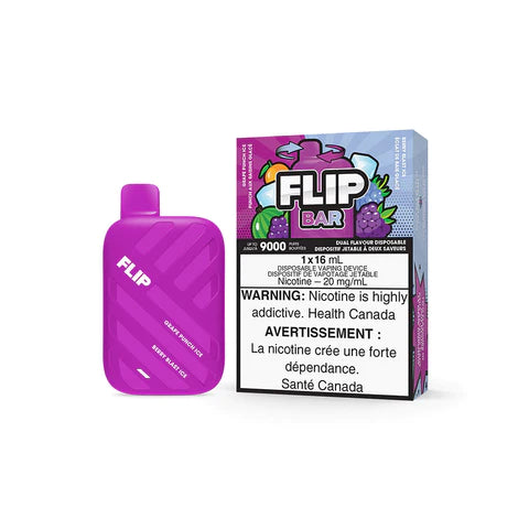 FLIP BAR 2-IN-1 - Grape Punch Ice & Berry Blast Ice