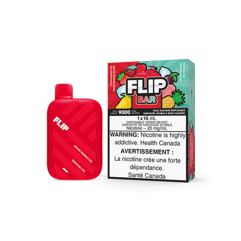 FLIP BAR 2-IN-1 - Straw Mango Ice & Tropical Ice