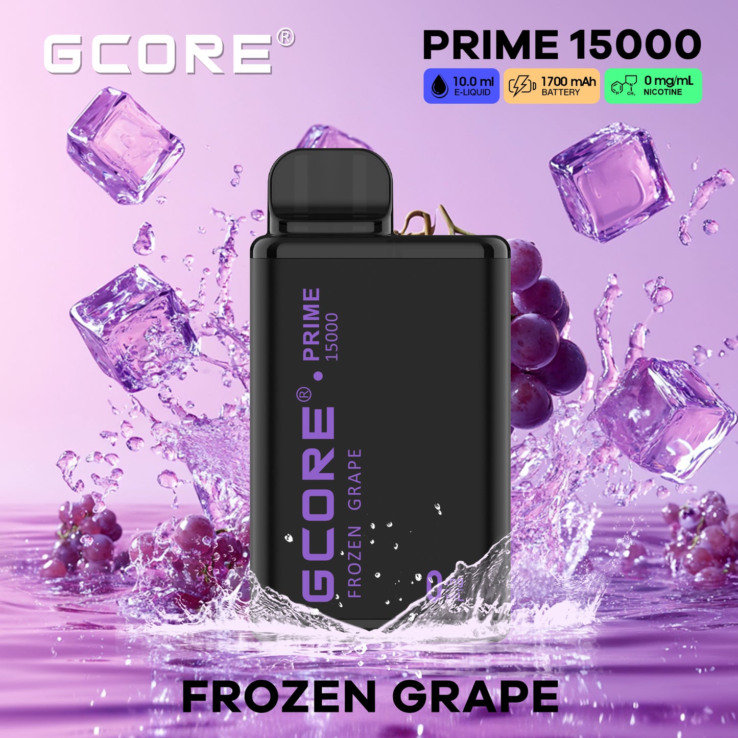 Gcore Prime 15K 0mg - Frozen Grape