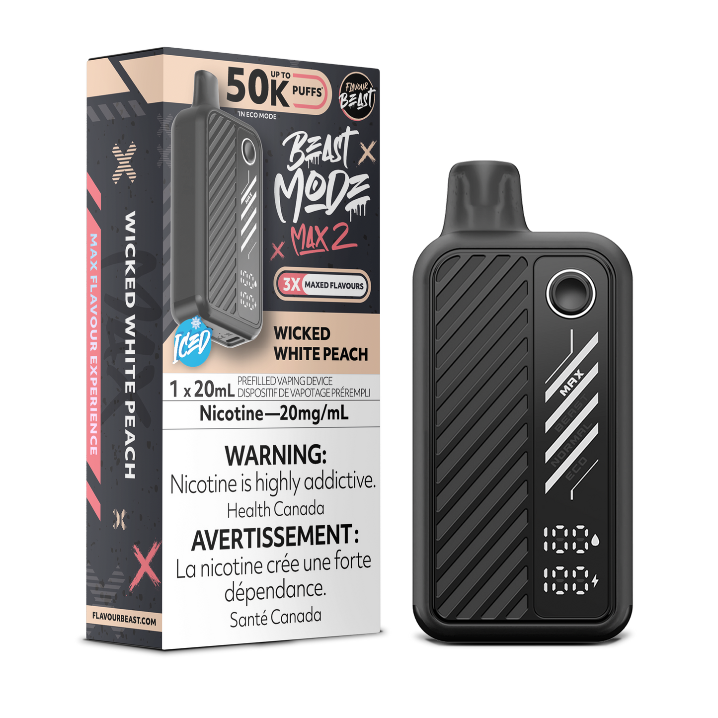 Beast Mode Max 2 50k - Whicked White Peach