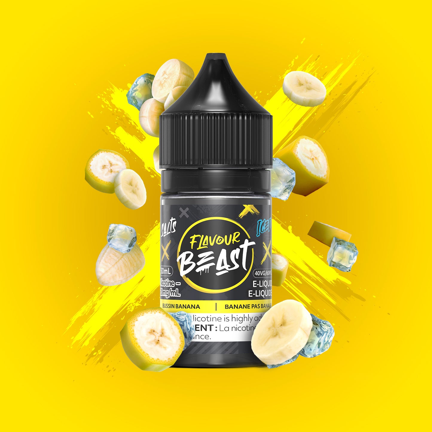 Flavour Beast Salt 30mL - Bussin Banana Iced