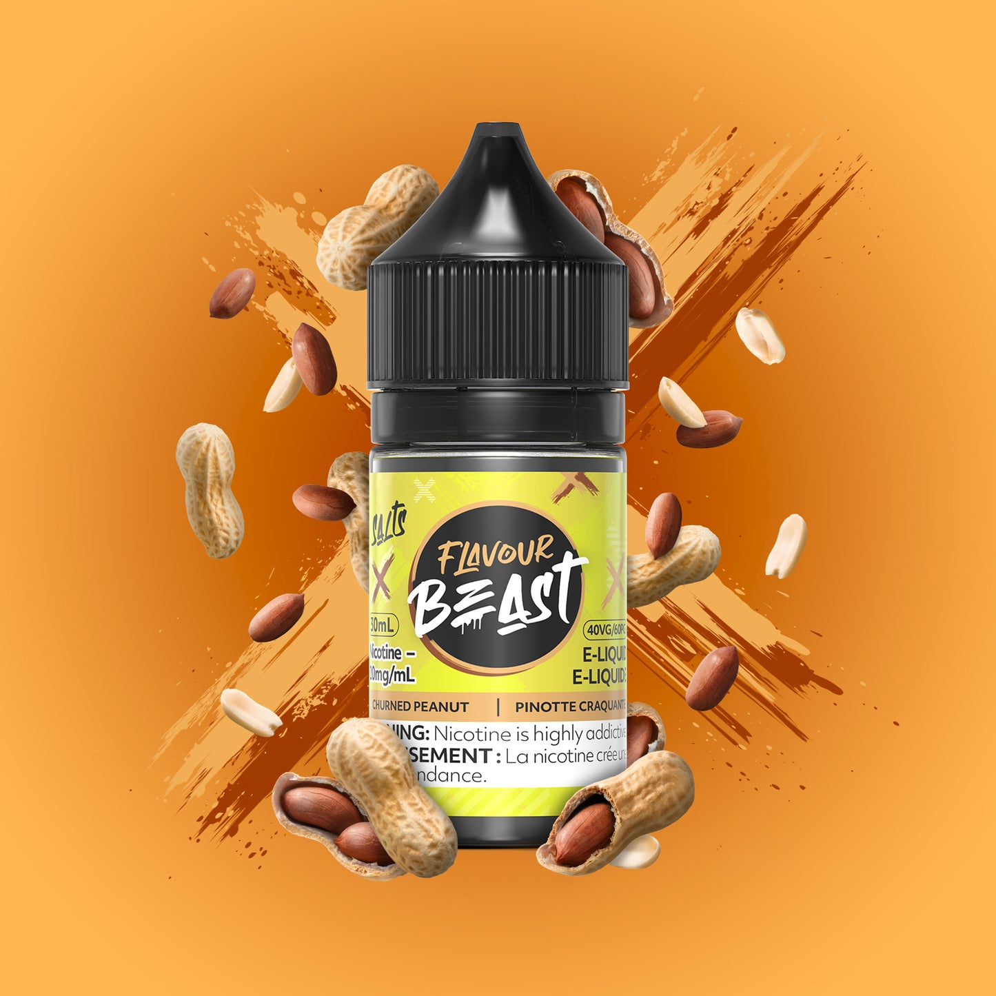 Flavour Beast Salt 30mL - Churned Peanut