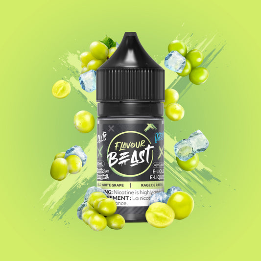 Flavour Beast Salt 30mL - Wild White Grape Iced