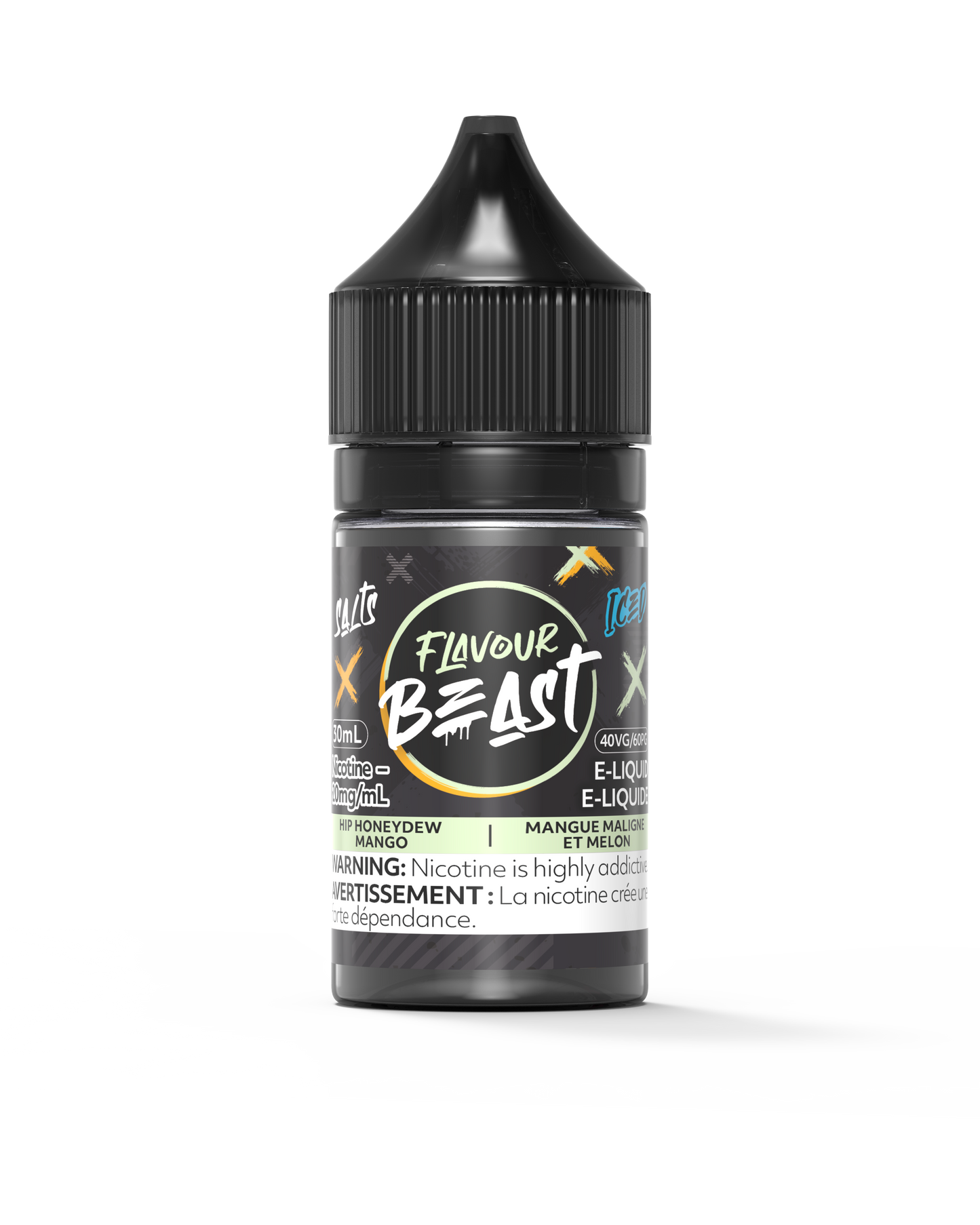 Flavour Beast Salt 30mL - Hip Honeydew Mango Iced