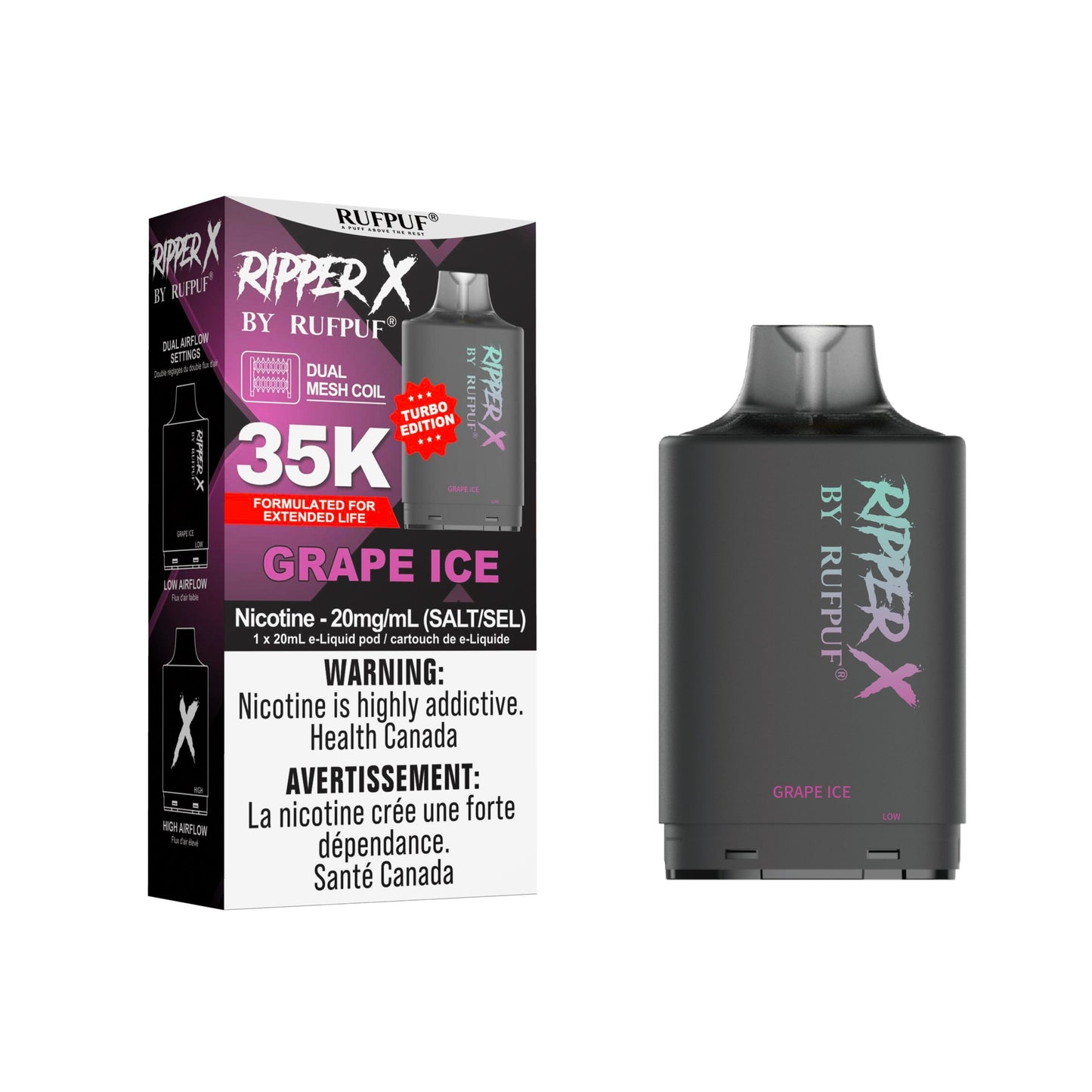 Ripper X 35K - Grape Ice