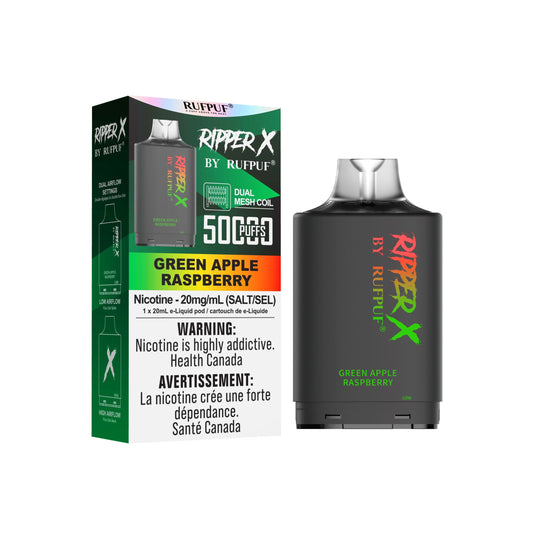 Ripper X 50K - Green Apple Raspberry