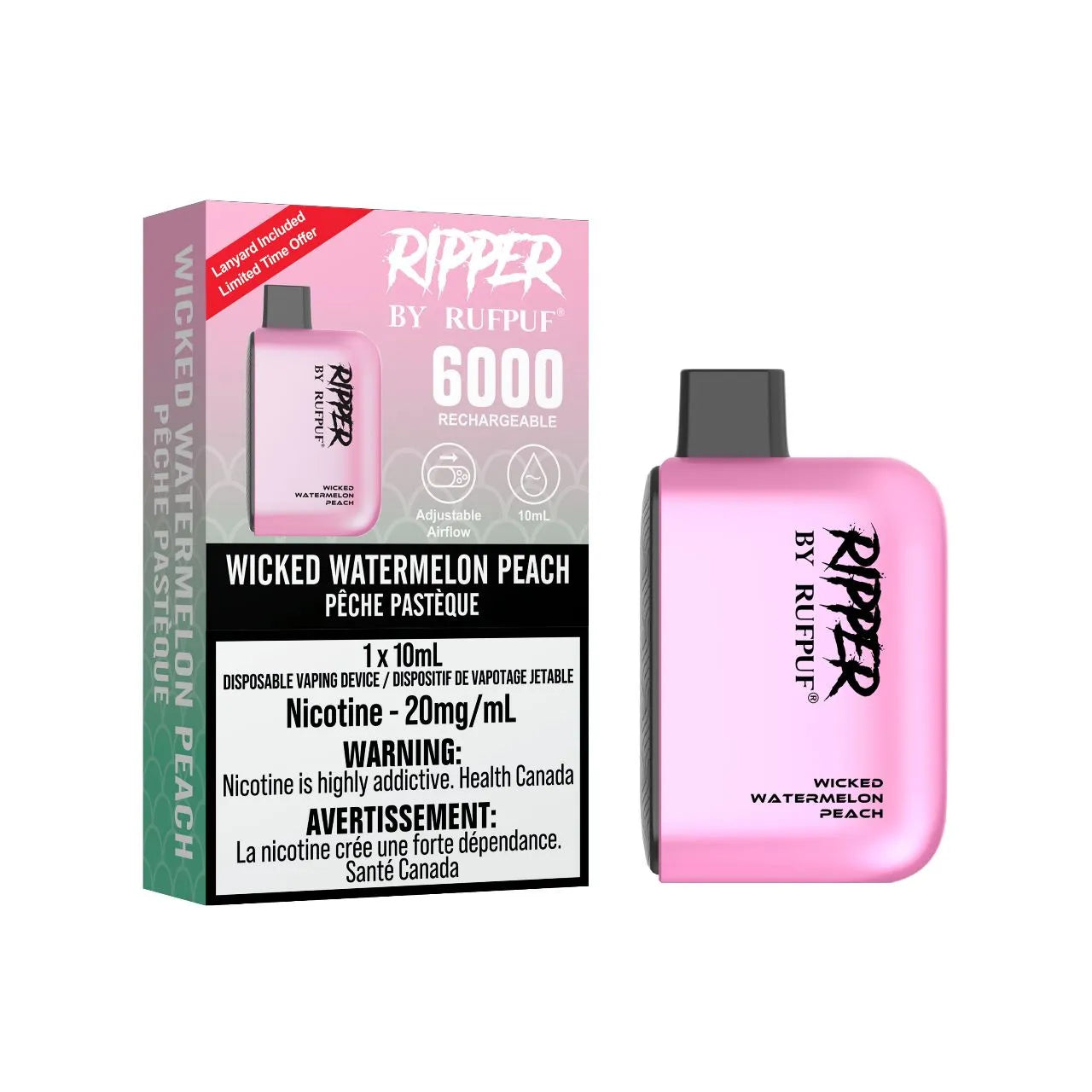 RufPuf Ripper 6000 - Wicked Watermelon Peach