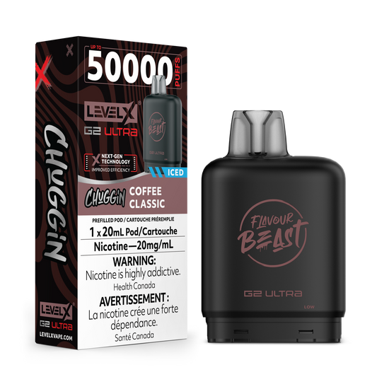 Level X Ultra Chuggin 50k - Coffee Classic Iced