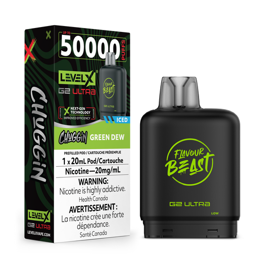 Level X Ultra Chuggin 50k - Green Dew Iced