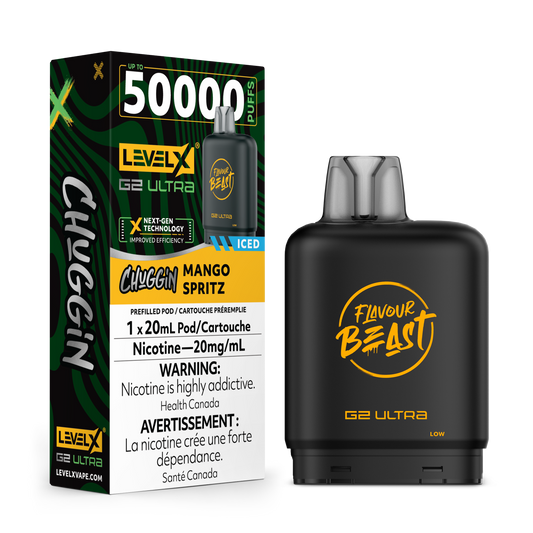 Level X Ultra Chuggin 50k - Mango Spritz Iced