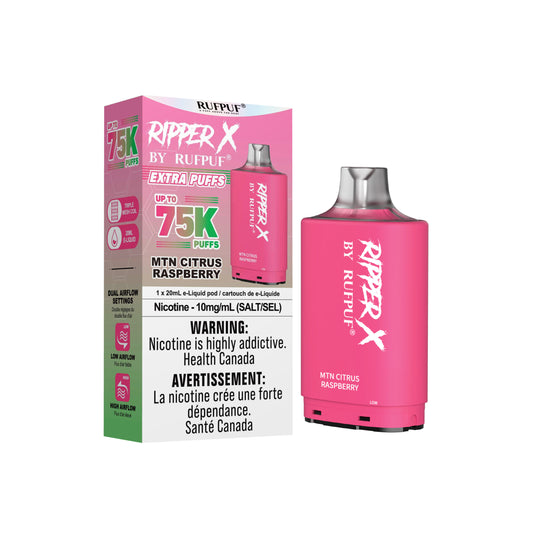 Ripper X 75K - MTN Citrus Raspberry (10mg)