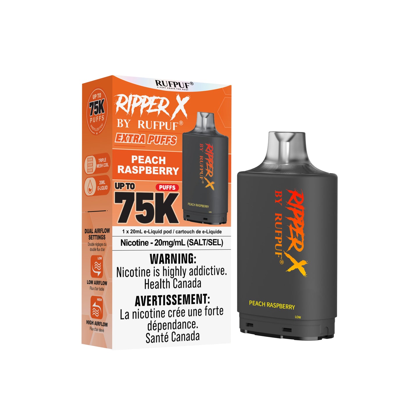 Ripper X 75K - Peach Raspberry Ripper