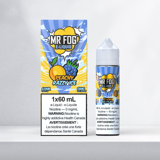 Mr.Fog E-Liquid - Peach Razzy Ice 60mL