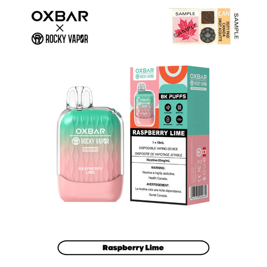 OXBAR 8000 - Raspberry Lime