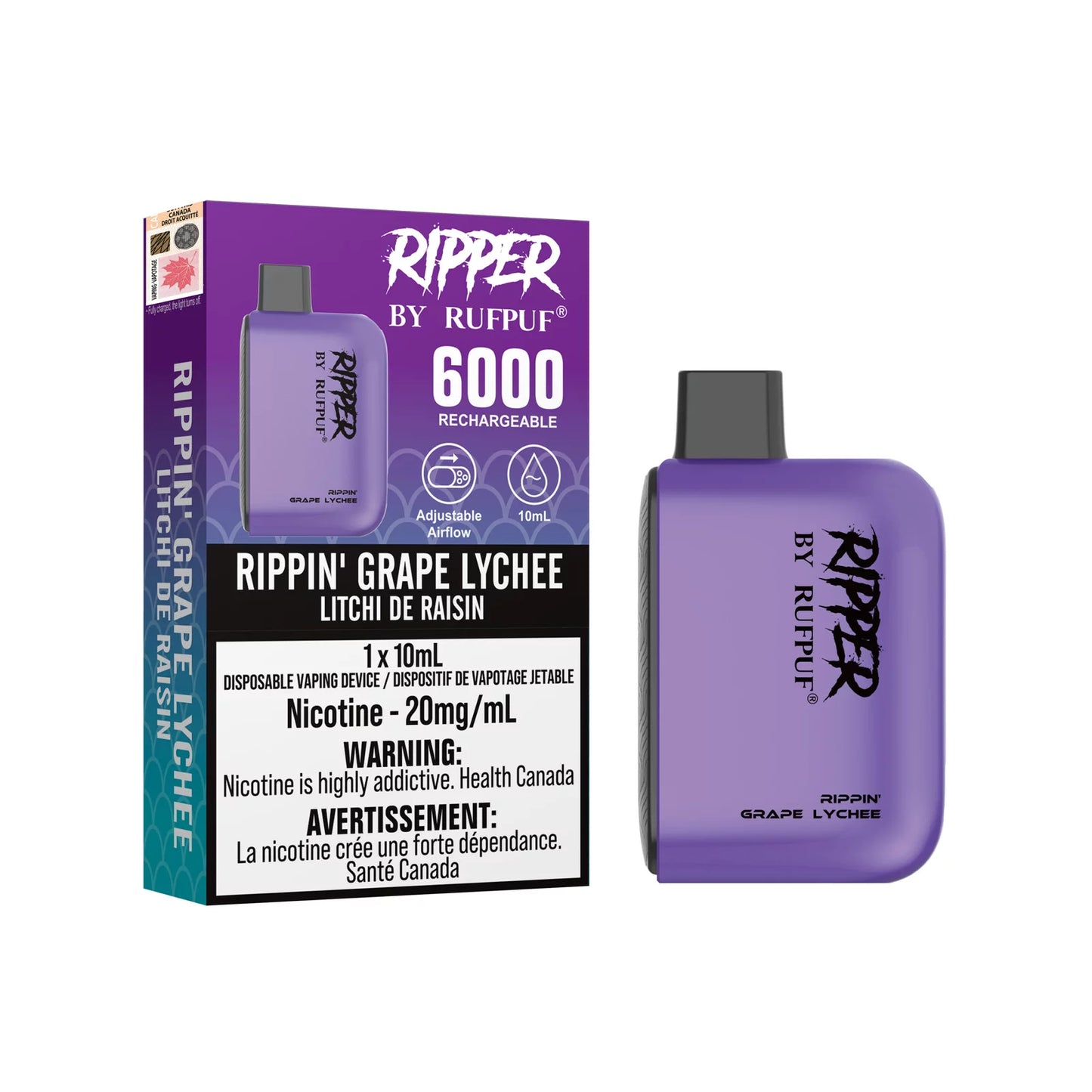 RufPuf Ripper 6000 - Rippin’ Grape Lychee