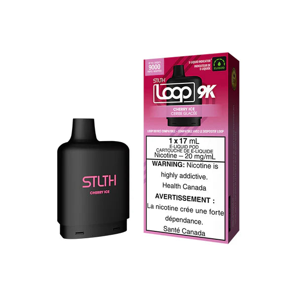 Stlth Loop 9K Pod - Cherry Ice