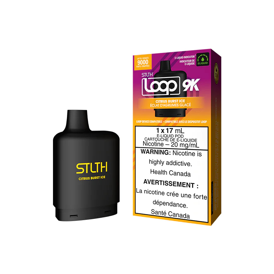 Stlth Loop 9K Pod - Citrus Burst Ice