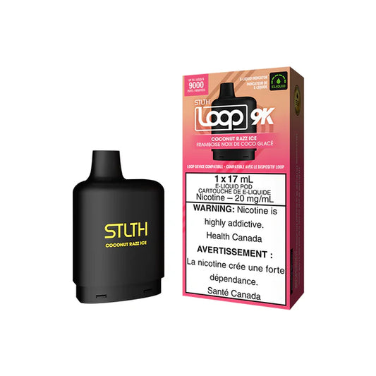 Stlth Loop 9K Pod - Coconut Razz Ice