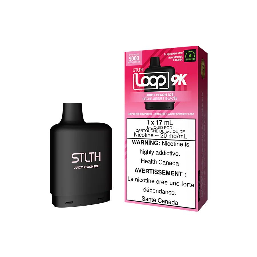 Stlth Loop 9K Pod - Juicy Peach Ice