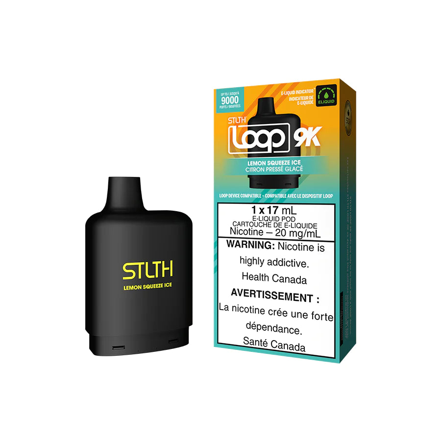 Stlth Loop 9K Pod - Lemon Squeeze Ice