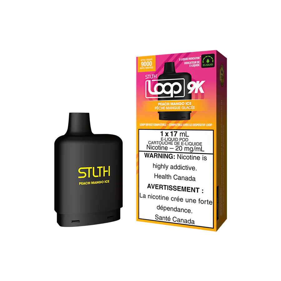 Stlth Loop 9K Pod - Peach Mango Ice