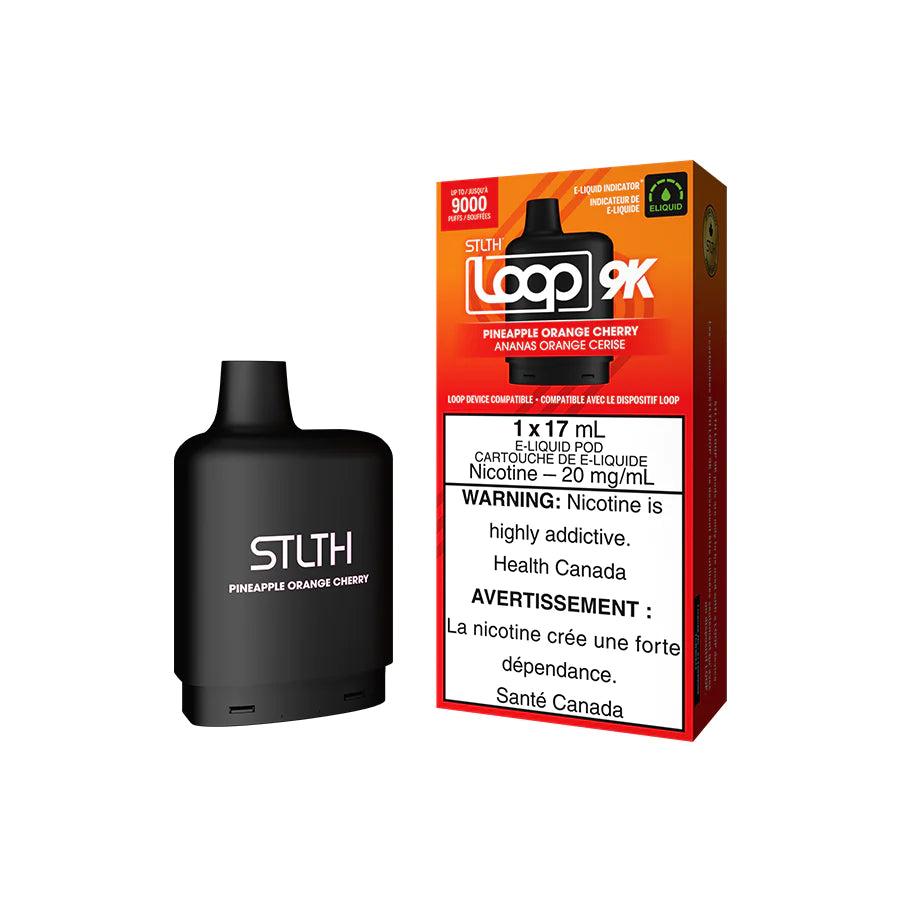 Stlth Loop 9K Pod - Pineapple Orange Cherry