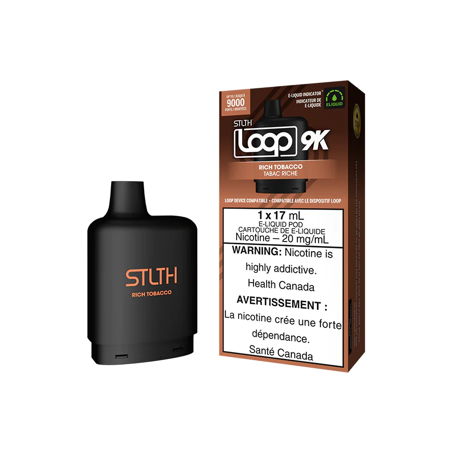 Stlth Loop 9K Pod - Rich Tobacco