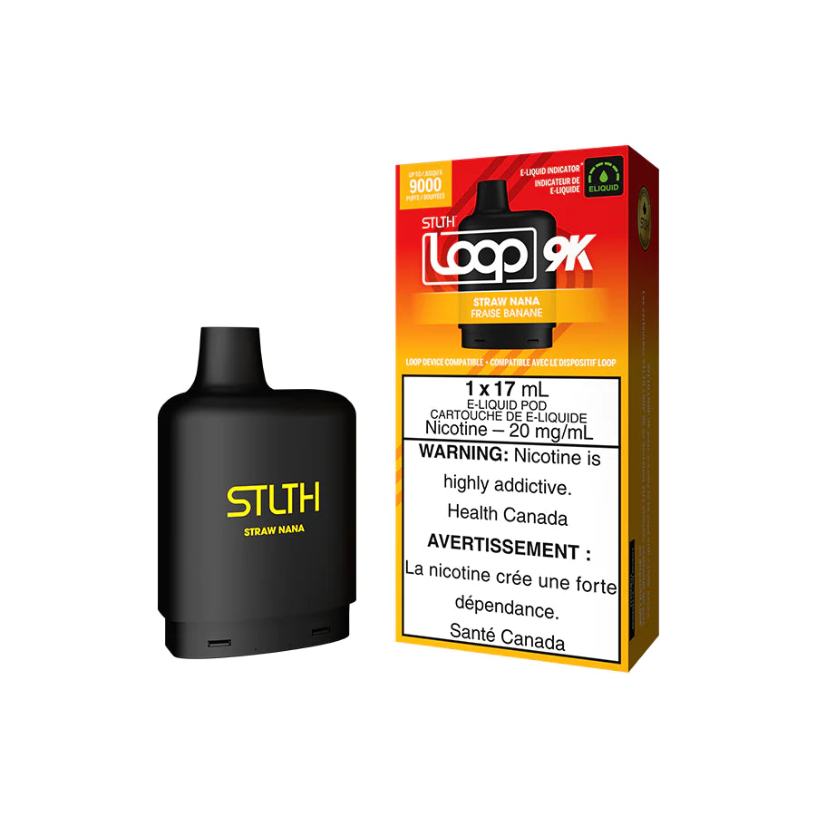 Stlth Loop 9K Pod - Straw Nana