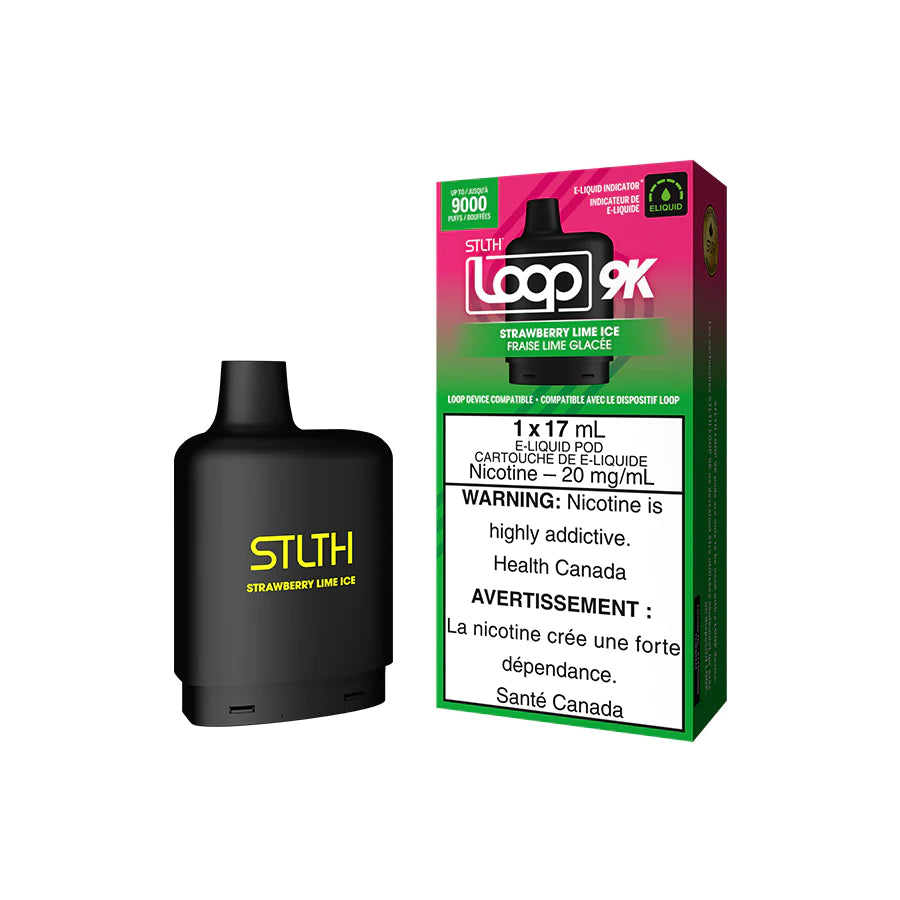 Stlth Loop 9K Pod - Strawberry Lime Ice