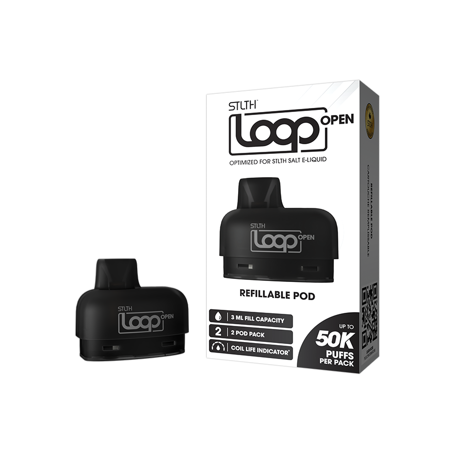 Stlth Loop Open Replacement Pod Pack 2/Pk