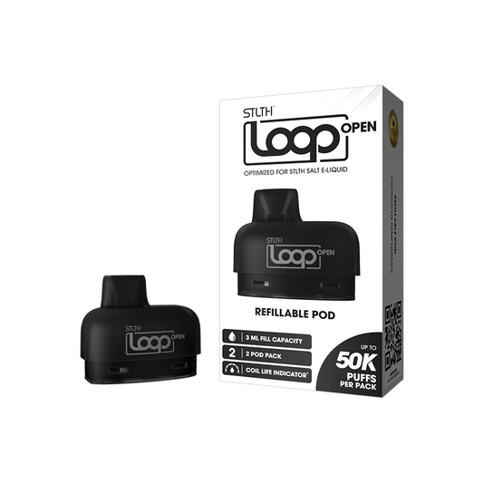 Stlth Loop Open Replacement Pod Pack 2/Pk