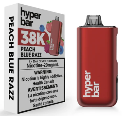 Hyperbar 38K - Peach Blue Razz