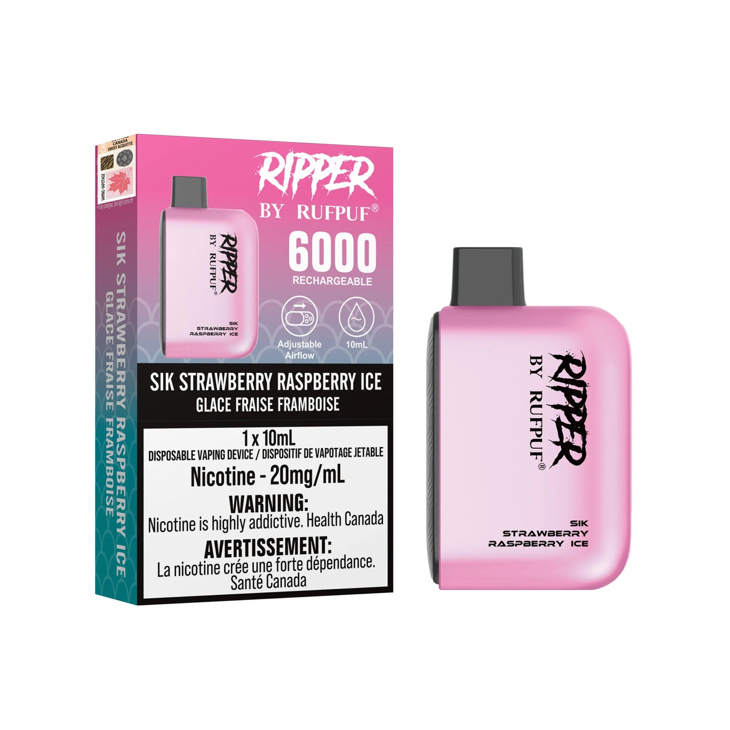 RufPuf Ripper 6000 - Sik Strawberry Raspberry