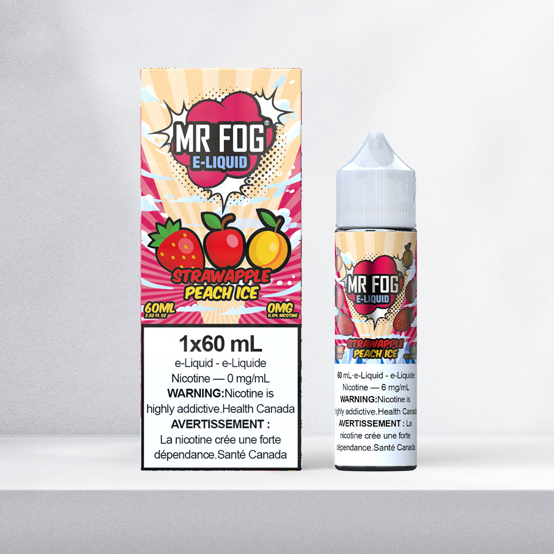 Mr.Fog E-Liquid - Strawapple Peach Ice 60mL