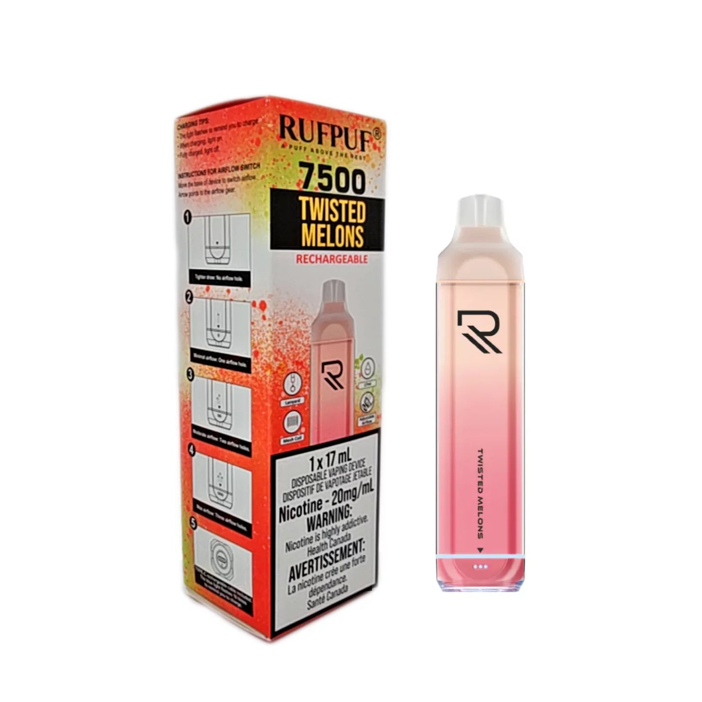 RufPuf 7500 Disposable - Twisted Melons