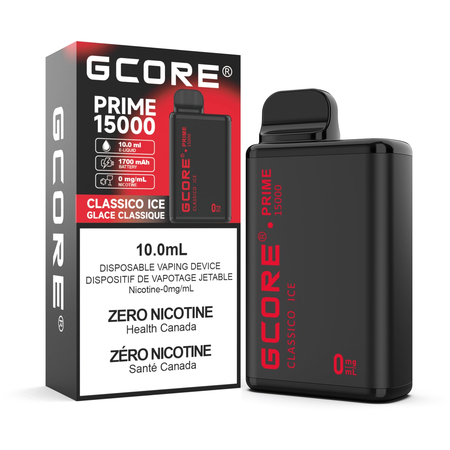 Gcore Prime 15K 0mg - Classico Ice