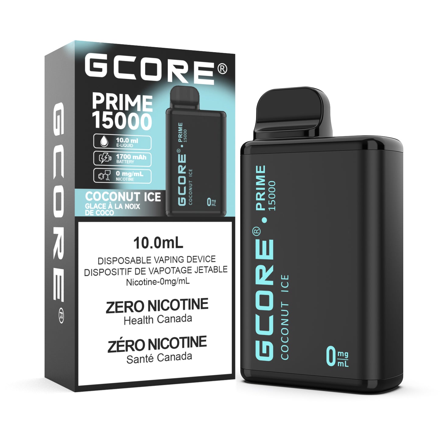 Gcore Prime 15K 0mg - Coconut Ice