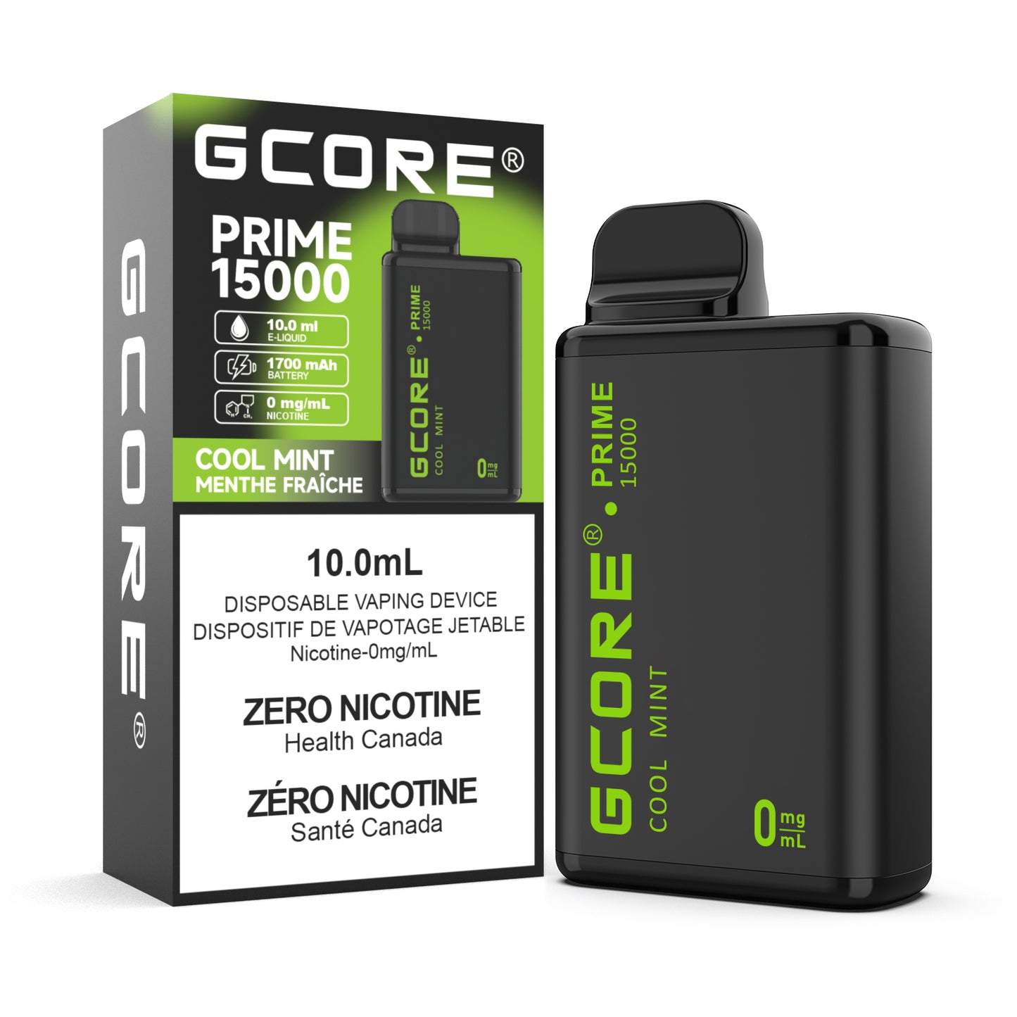 Gcore Prime 15K 0mg - Cool Mint