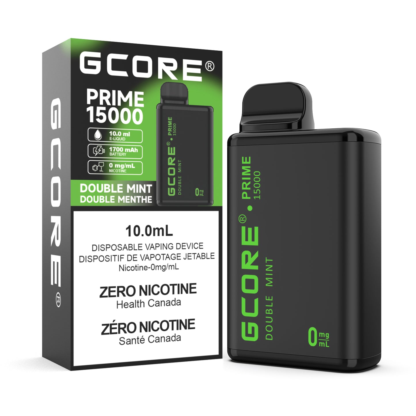 Gcore Prime 15K 0mg - Double Mint