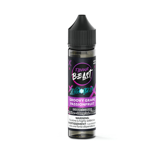 Flavour Beast Salt 60ml - Groovy Grape Passionfruit Iced