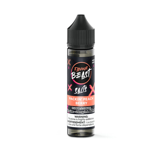 Flavour Beast Salt 60ml - Packin' Peach Berry