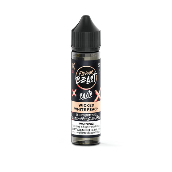 Flavour Beast Salt 60ml - Wicked White Peach