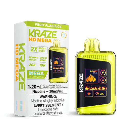 Kraze HD Mega -  Fruit Flash Ice