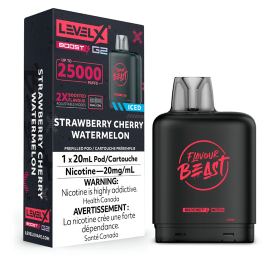 Level X Boost 25k - Strawberry Cherry Watermelon