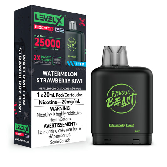 Level X Boost 25k - Watermelon Strawberry Kiwi Iced